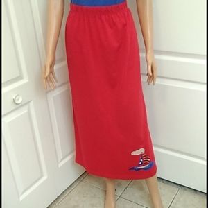 Sailing Anyone Long Skirt by The Quacker Factory